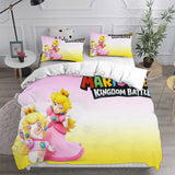 Princess Peach Bedding Set Duvet Cover Comforter Sets