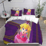 Princess Peach Bedding Set Duvet Cover Comforter Sets