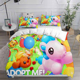Adopt Me Bedding Set Duvet Cover Comforter Sets