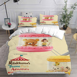 Rilakkuma's Theme Park Adventure Bedding Sets Duvet Cover Halloween Cosplay Comforter Sets