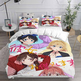 Rent A Girlfriend Season 2 Bedding Sets Duvet Cover Halloween Cosplay Comforter Sets