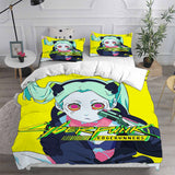 Cyberpunk Edgerunners Bedding Sets Duvet Cover Comforter Set