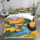 Italian Brainrot Tung Tung Sahur Bedding Set Duvet Cover Comforter Sets