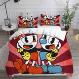 The Cuphead Show Bedding Sets Duvet Cover Halloween Cosplay Comforter Sets