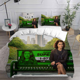 She Hulk 2022 Bedding Sets Duvet Cover Halloween Cosplay Comforter Sets