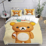 Rilakkuma's Theme Park Adventure Bedding Sets Duvet Cover Halloween Cosplay Comforter Sets