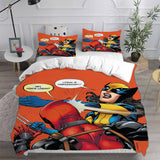 Deadpool & Wolverine Bedding Sets Duvet Cover Comforter Set