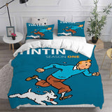 The Adventures of Tintin Bedding Sets Duvet Cover Comforter Set