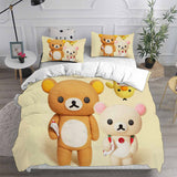Rilakkuma's Theme Park Adventure Bedding Sets Duvet Cover Halloween Cosplay Comforter Sets