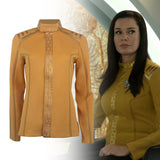 SNW Captain Number One Uniform Starfleet Female Top Shirts Jacket Costumes