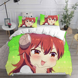 The Demon Girl Next Door Cosplay Bedding Sets Duvet Cover Halloween Comforter Sets