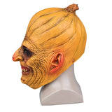 Horror Pumpkin Latex Mask Full Head Masks for Party Halloween