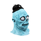 BeetleJuice The Skull Bob Harry the Hunter Clown Latex Mask Wig Shrunken Halloween Masquerade Cosplay Props