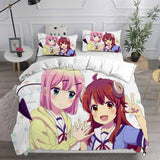 The Demon Girl Next Door Cosplay Bedding Sets Duvet Cover Halloween Comforter Sets
