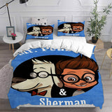Mr. Peabody & Sherman Bedding Sets Duvet Cover Comforter Set