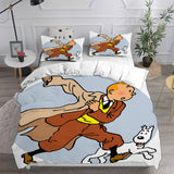 The Adventures of Tintin Bedding Sets Duvet Cover Comforter Set