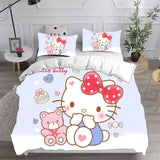 Hello Kitty Cosplay Bedding Sets Duvet Cover Halloween Comforter Sets