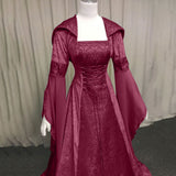 Women's Vintage Renaissance Medieval Dress Court Halloween Costumes