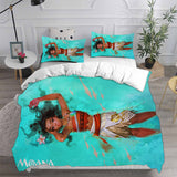 Moana Cosplay Bedding Sets Duvet Cover Halloween Comforter Sets