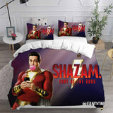 Shazam Fury of the Gods Bedding Sets Duvet Cover Comforter Set