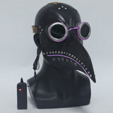 Led Plague Doctor Mask Latex Face Cover Steampunk Masks Cosplay Party Halloween