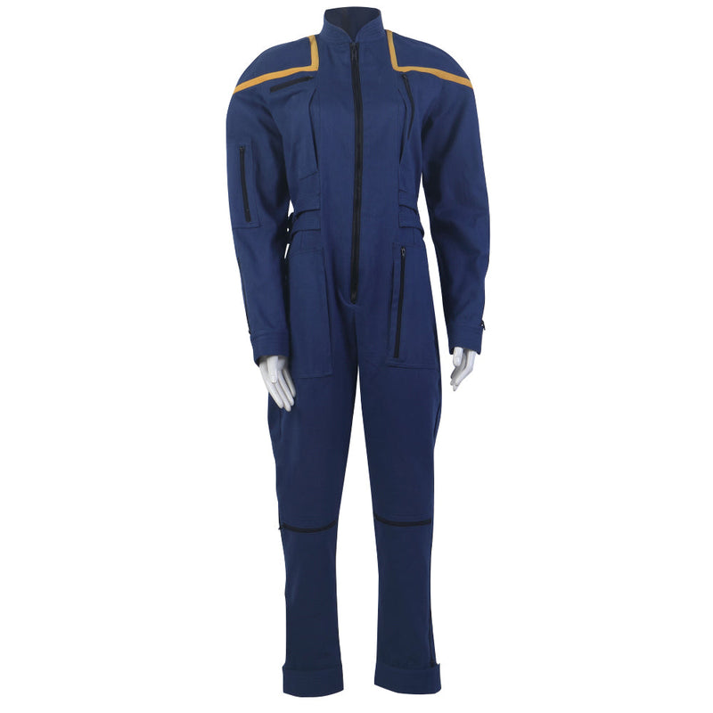 ST Enterprise Duty Jumpsuit Uniforms Captain Jonathan Archer Cosplay Costumes