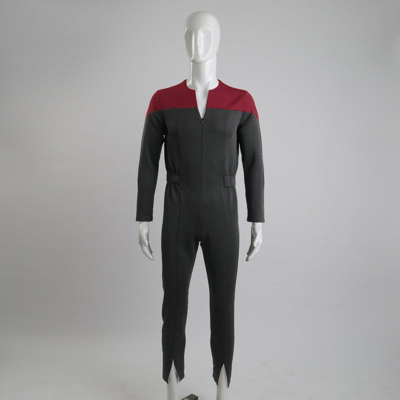 ST Deep Space Nine Commander Sisko Duty Uniform Jumpsuit Cosplay Costumes