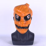 Halloween Scary Pumpkin Head Mask Latex Face Shield