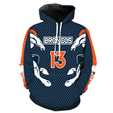 American Football Rugby Cosplay Hoodie Halloween Costume