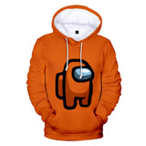 Among Us Cosplay No Zipper Hoodie Halloween Costume