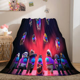 Among Us Cosplay Flannel Blanket Room Decoration Throw
