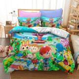 Animal Crossing Cosplay Duvet Cover Set Halloween Quilt Cover