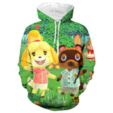 Animal Crossing Cosplay No Zipper Hoodie Halloween Costume