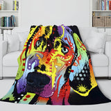 Animal Dog Cosplay Flannel Blanket Room Decoration Throw