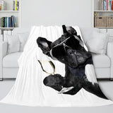 Animal Dog Cosplay Flannel Blanket Room Decoration Throw