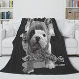 Animal Dog Cosplay Flannel Blanket Room Decoration Throw