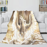 Animal Horse Cosplay Flannel Blanket Room Decoration Throw