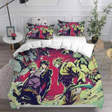 Anime JoJo's Bizarre Adventure Stone Ocean Cosplay Bedding Sets Duvet Cover Halloween Comforter Sets