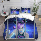 Anime JoJo's Bizarre Adventure Stone Ocean Cosplay Bedding Sets Duvet Cover Halloween Comforter Sets