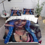 Arcane Season 1 Cosplay Bedding Sets Duvet Cover Halloween Comforter Sets