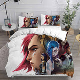 Arcane Season 1 Cosplay Bedding Sets Duvet Cover Halloween Comforter Sets