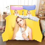 Avril Ramona Lavigne Cosplay Bedding Set Duvet Cover Halloween Bed Sheets