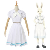 Anime BEASRARS Legosi The Rabbit White Dress cosplay costume