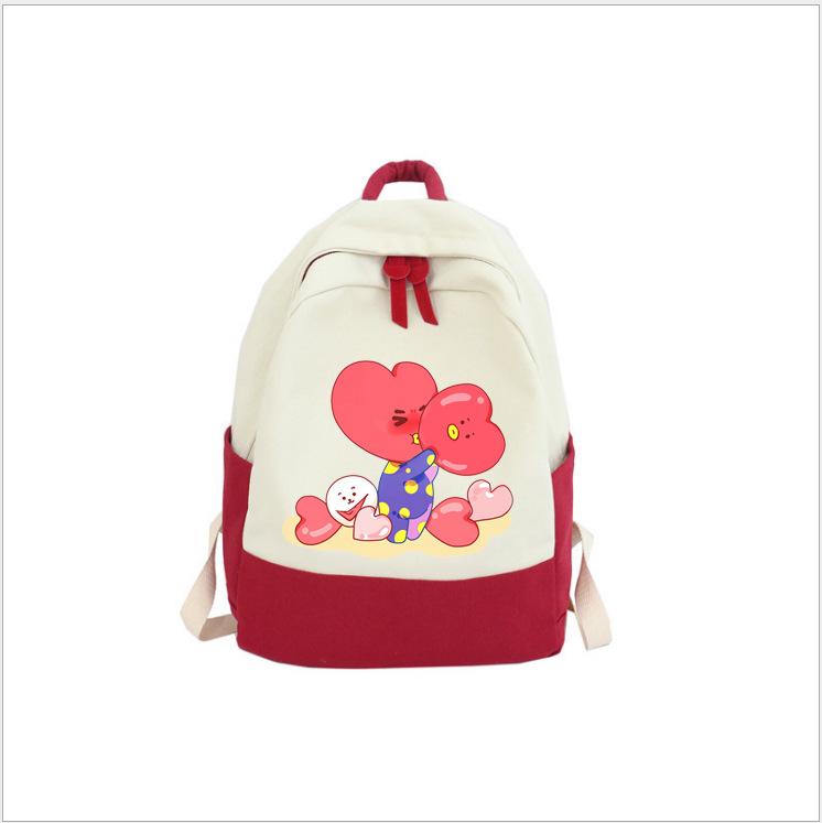 BTS Bangtan Boys Backpack Schoolbag Unisex Cosplay Prop - bfjcosplayer