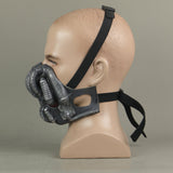 Batman Bane Cosplay Half Face Latex Helmet Halloween Prop