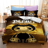 Bendy And The Ink Machine Cosplay Bedding Set Duvet Cover Halloween Bed Sheets