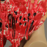 Bloody skull Horror Cosplay Latex Helmet Halloween Props