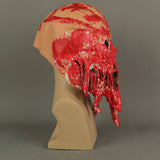 Bloody skull Horror Cosplay Latex Helmet Halloween Props