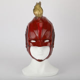 PVC Helmet Captain Marvel Carol Danvers Superohero Mask Women Cosplay Helmet Costume Halloween Party Prop - bfjcosplayer