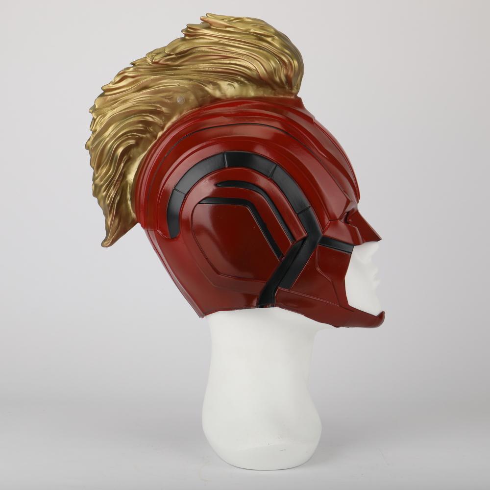 PVC Helmet Captain Marvel Carol Danvers Superohero Mask Women Cosplay Helmet Costume Halloween Party Prop - bfjcosplayer